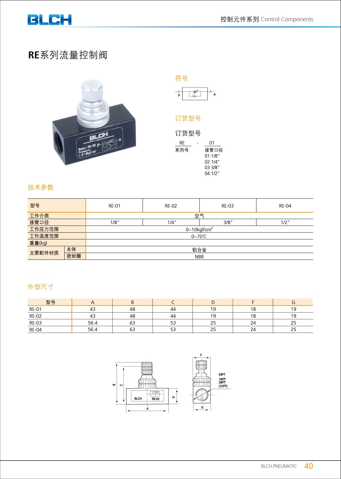  RE系列流量控制閥